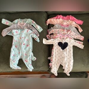 Kids One Piece Pajamas Set - Multicolor